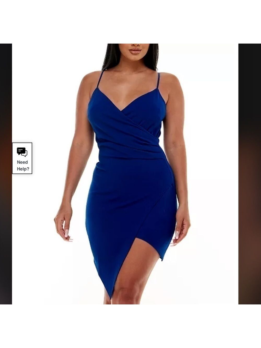 Revamped Blue wrap dress